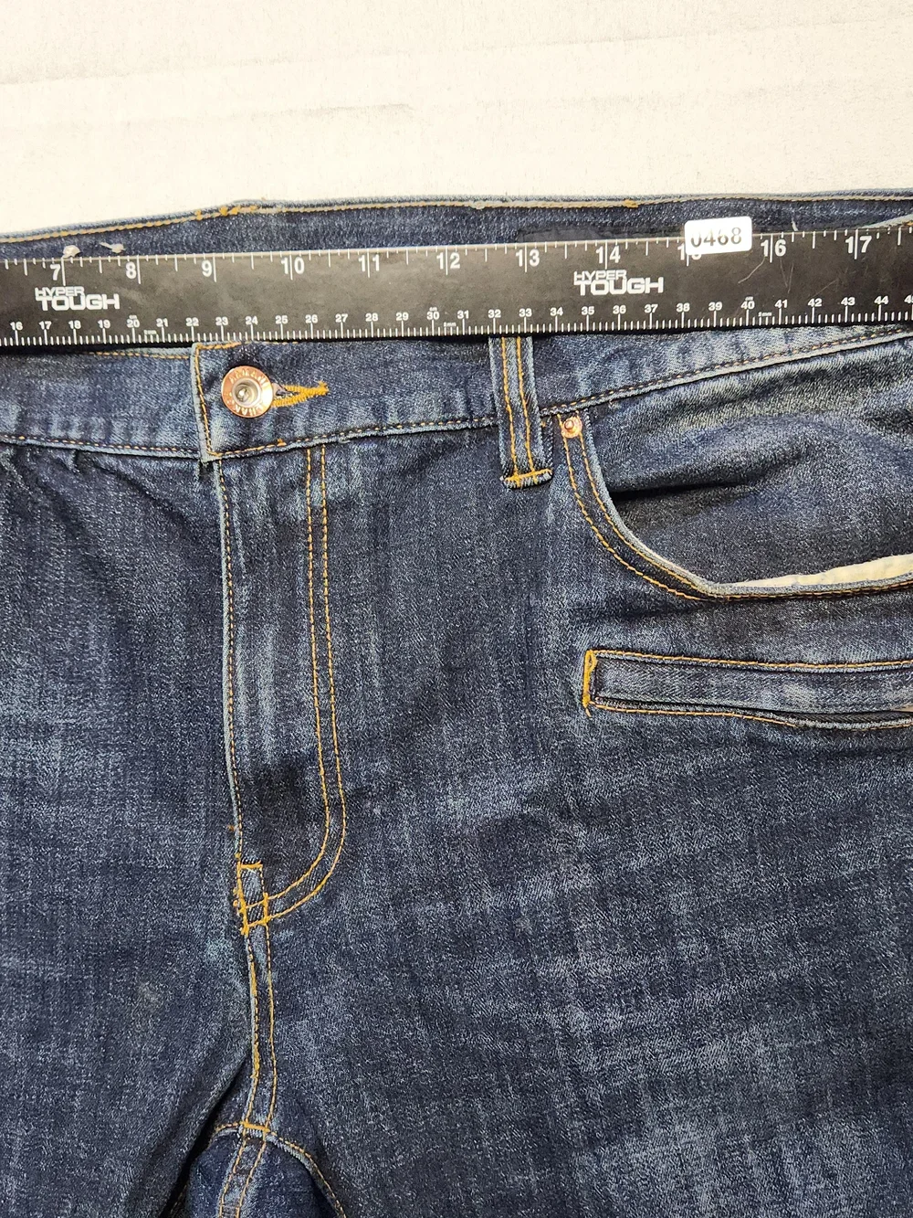 Armani Exchange A|X 38x32 $210 Men's Skinny Biker Med Gray Stretch Cotton Jeans